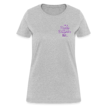 Load image into Gallery viewer, Fatherless Women's T-Shirt (I'm the Boss) - heather gray