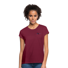 Load image into Gallery viewer, Women's Relaxed Fit T-Shirt - burgundy