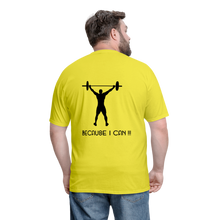 Load image into Gallery viewer, I'm Fatherless But...T-Shirt (Men) Because I Can - yellow
