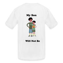 Load image into Gallery viewer, Fatherless Kids' Moisture Wicking Performance T-Shirt - white
