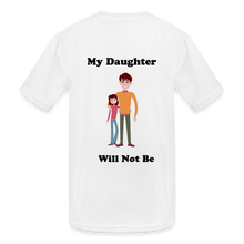 Load image into Gallery viewer, Fatherless Kids' Moisture Wicking Performance T-Shirt - white
